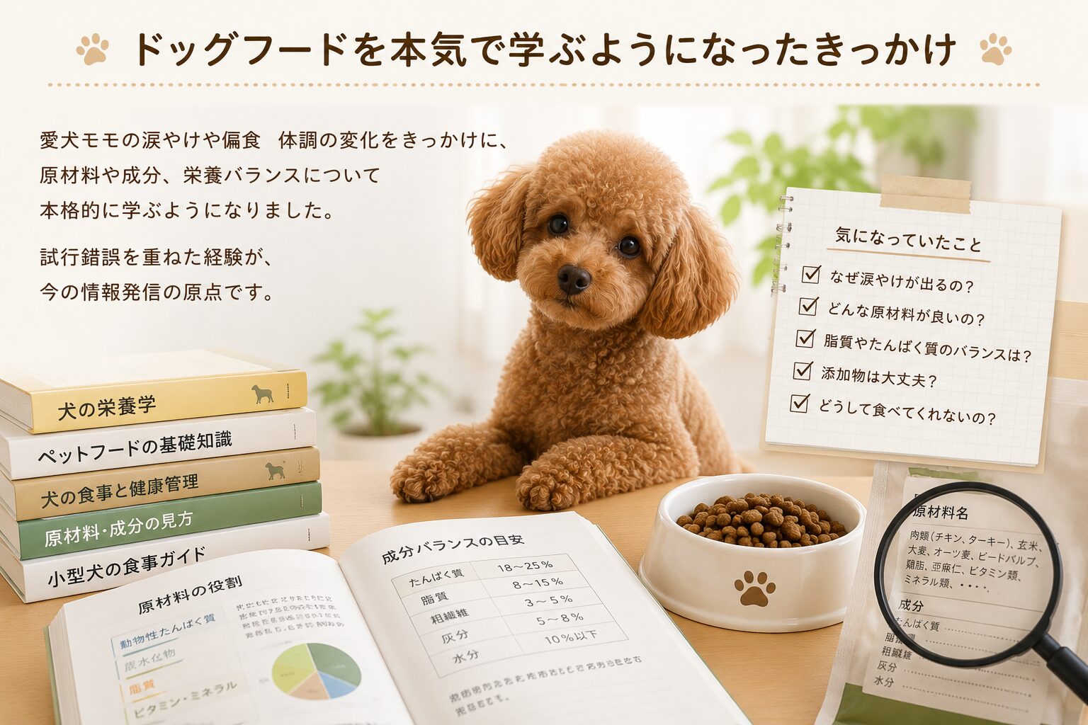 ドッグフードを本気で学ぶようになったきっかけ