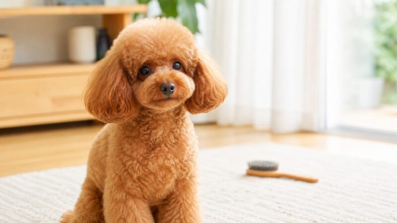 トイプードルレッドの退色画像で見る毛色の変化｜子犬から成犬で薄くなる理由
